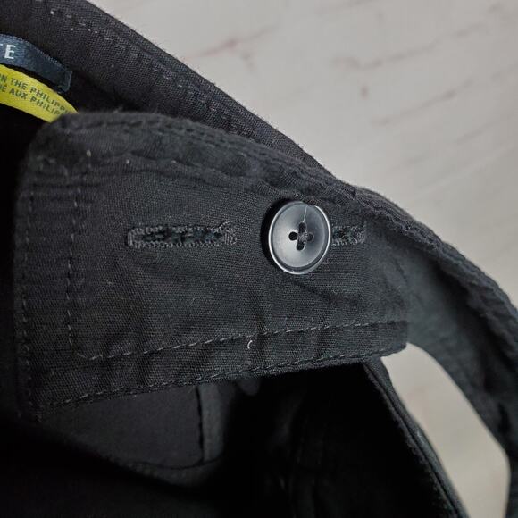 Anthropologie Maeve The Colette Portside Jumpsuit Sz 12 Black Sleeveless Pockets - Picture 13 of 16